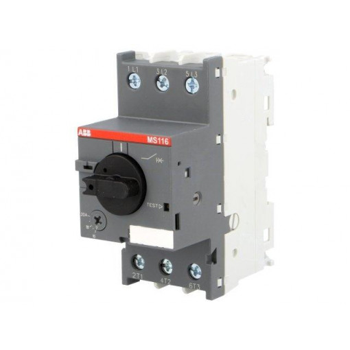 1SAM250000R1013; Motor breaker; 9kW; 208÷690VAC; DIN; Overcurrent release: 16÷20A; ABB 1SAM250000R1013; Motor breaker; 9kW; 208÷690VAC; DIN; Overcurrent release: 16÷20A; ABB