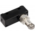 MS 15; Microswitch SNAP ACTION; with roller; SPDT; 16A/250VAC; ON-(ON); PIZZATO ELETTRICA