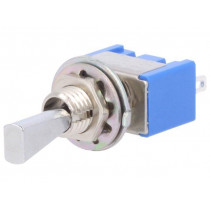 MS-500K-F; Switch: toggle; Pos: 2; SPST; ON-OFF; 6A/125VAC; -10÷55°C; 1kV; MIYAMA