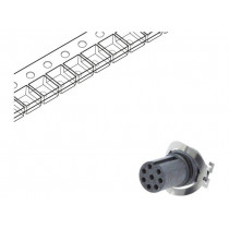MSAS-08PFFT-EE8001; Socket; M12; PIN: 8; female; A code-DeviceNet / CANopen; on PCBs; AMPHENOL
