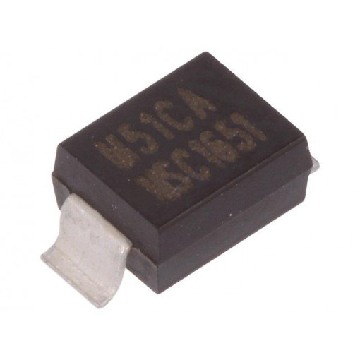MSMBG51CA; Diode: transil; 600W; 56.7V; 7.3A; bidirectional; ±5%; DO215AA; MICROSEMI MSMBG51CA; Diode: transil; 600W; 56.7V; 7.3A; bidirectional; ±5%; DO215AA; MICROSEMI