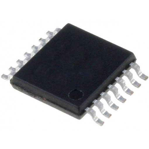 MSP430F2011IPW; Microcontroller; SRAM: 128B; Flash: 2kB; TSSOP14; Comparators: 1; TEXAS INSTRUMENTS
