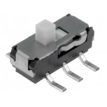 ; Switch: slide; Pos: 2; DPDT; 0.3A/6VDC; ON-ON; No.of term: 6; NINIGI