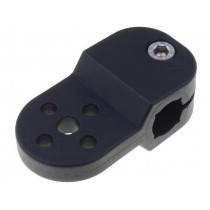 440148; Holder; D: 12mm; S: 10mm; polyamide; Mount.hole diam: 6.2mm; ELESA+GANTER