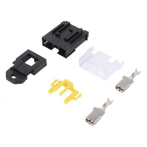 3001001; Fuse acces: fuse holder with cover; fuse: 29mm; 80A; Body: black; MTA