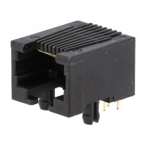MTJ-885X1; Socket; RJ45; PIN: 8; low profile; Layout: 8p8c; THT; angled 90°; ADAM TECH MTJ-885X1; Socket; RJ45; PIN: 8; low profile; Layout: 8p8c; THT; angled 90°; ADAM TECH