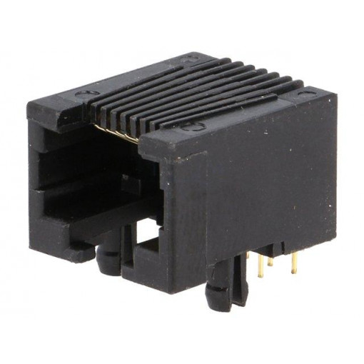 MTJ-885X1; Socket; RJ45; PIN: 8; low profile; Layout: 8p8c; THT; angled 90°; ADAM TECH MTJ-885X1; Socket; RJ45; PIN: 8; low profile; Layout: 8p8c; THT; angled 90°; ADAM TECH