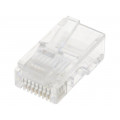 MTP-88-G-S; Plug; RJ45; PIN: 8; Contacts: phosphor bronze; gold-plated; UL94V-0; ADAM TECH