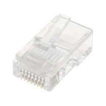 MTP-88-G-S; Plug; RJ45; PIN: 8; Contacts: phosphor bronze; gold-plated; UL94V-0; ADAM TECH