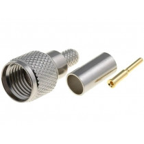 ; Plug; UHF mini; male; straight; RG58; crimped; for cable;  ; Plug; UHF mini; male; straight; RG58; crimped; for cable;