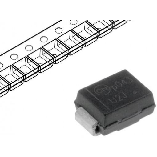 MURS260T3G; Diode: rectifying; SMD; 600V; 2A; 75ns; Package: reel,tape; SMB; ON SEMICONDUCTOR