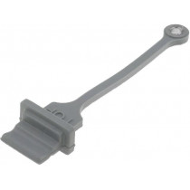 MUSB-2A111-014BP; Protection cap; MUSB; Application: USB A sockets; grey; AMPHENOL