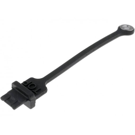 MUSB2E151015BP; Protection cap; MUSB; Application: USB B mini sockets; black; AMPHENOL