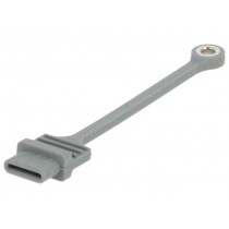 MUSBR2M5C004BP; Protection cap; Application: USB 3.1 sockets; grey; AMPHENOL