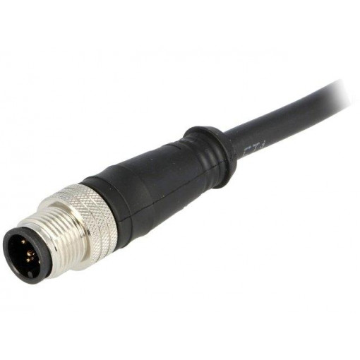 120006-1345; Plug; M12; PIN: 5; male; A code-DeviceNet / CANopen; 5m; IP67; 60V; MOLEX
