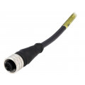 120006-0019; Plug; M12; PIN: 4; female; A code-DeviceNet / CANopen; 5m; IP67; MOLEX