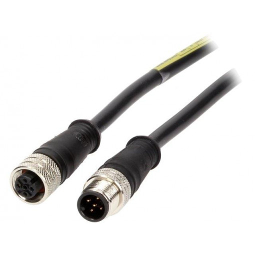 120007-0969; Cable: for sensors/automation; PIN: 5; M12-M12; 5m; plug; plug; 60V; MOLEX 120007-0969; Cable: for sensors/automation; PIN: 5; M12-M12; 5m; plug; plug; 60V; MOLEX
