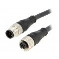 120007-0970; Cable: for sensors/automation; PIN: 5; M12-M12; 2m; plug; plug; 60V; MOLEX