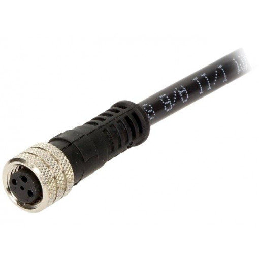 120027-0066; Connector: M8; female; PIN: 3; straight; with lead; plug; 3A; IP67; MOLEX 120027-0066; Connector: M8; female; PIN: 3; straight; with lead; plug; 3A; IP67; MOLEX