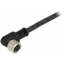 120027-0092; Connector: M8; female; PIN: 3; angled 90°; with lead; plug; 3A; IP67; MOLEX 120027-0092; Connector: M8; female; PIN: 3; angled 90°; with lead; plug; 3A; IP67; MOLEX