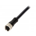 120027-0127; Connector: M8; female; PIN: 4; straight; with lead; plug; 3A; IP67; MOLEX