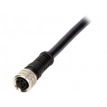 120027-0127; Connector: M8; female; PIN: 4; straight; with lead; plug; 3A; IP67; MOLEX 120027-0127; Connector: M8; female; PIN: 4; straight; with lead; plug; 3A; IP67; MOLEX
