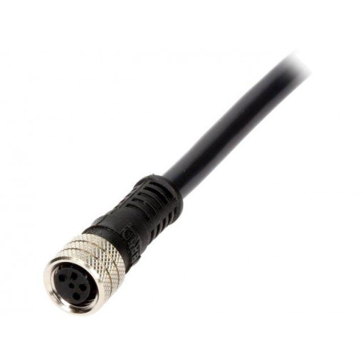 120027-0127; Connector: M8; female; PIN: 4; straight; with lead; plug; 3A; IP67; MOLEX 120027-0127; Connector: M8; female; PIN: 4; straight; with lead; plug; 3A; IP67; MOLEX