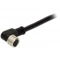 120027-0152; Connector: M8; female; PIN: 4; angled 90°; with lead; plug; 3A; IP67; MOLEX