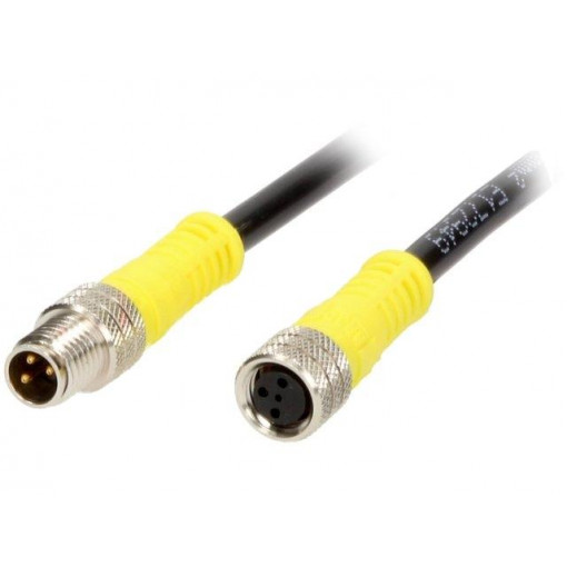 120028-0462; Cable: for sensors/automation; M8-M8; male; female; PIN: 3; plug; MOLEX 120028-0462; Cable: for sensors/automation; M8-M8; male; female; PIN: 3; plug; MOLEX