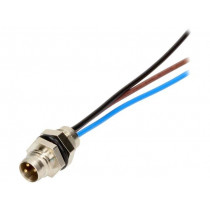120031-0004; Connector: M8; male; PIN: 3; with leads; socket; Nano-Change; 3A; MOLEX 120031-0004; Connector: M8; male; PIN: 3; with leads; socket; Nano-Change; 3A; MOLEX