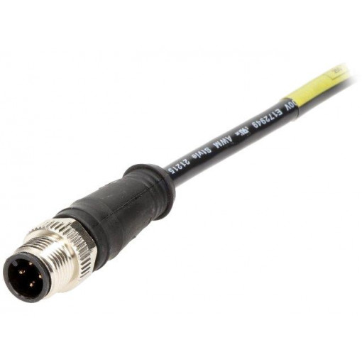120065-2278; Plug; M12; PIN: 4; male; A code-DeviceNet / CANopen; 10m; IP67; 250V; MOLEX
