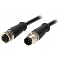 120066-8992; Cable: for sensors/automation; PIN: 5; M12-M12; 1m; plug; plug; 60V; MOLEX