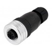 120071-0035; Plug; M12; PIN: 4; female; A code-DeviceNet / CANopen; for cable; MOLEX