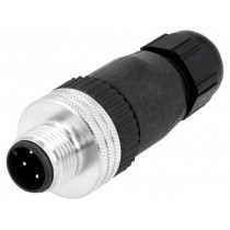 120071-0038; Plug; M12; PIN: 4; male; A code-DeviceNet / CANopen; for cable; MOLEX 120071-0038; Plug; M12; PIN: 4; male; A code-DeviceNet / CANopen; for cable; MOLEX