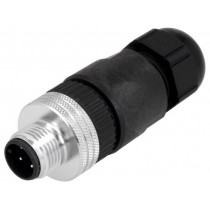 120071-0039; Plug; M12; PIN: 4; male; A code-DeviceNet / CANopen; for cable; MOLEX 120071-0039; Plug; M12; PIN: 4; male; A code-DeviceNet / CANopen; for cable; MOLEX
