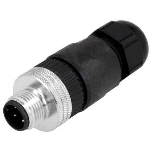 120071-0039; Plug; M12; PIN: 4; male; A code-DeviceNet / CANopen; for cable; MOLEX 120071-0039; Plug; M12; PIN: 4; male; A code-DeviceNet / CANopen; for cable; MOLEX