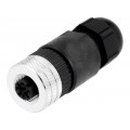 120071-0043; Plug; M12; PIN: 5; female; A code-DeviceNet / CANopen; for cable; MOLEX