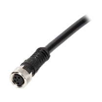120086-8660; Connector: M8; female; PIN: 4; straight; with lead; plug; 3A; IP67; MOLEX 120086-8660; Connector: M8; female; PIN: 4; straight; with lead; plug; 3A; IP67; MOLEX