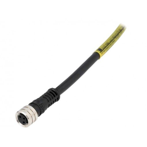 120086-8157; Connector: M8; female; PIN: 4; straight; with lead; plug; 3A; IP67; MOLEX 120086-8157; Connector: M8; female; PIN: 4; straight; with lead; plug; 3A; IP67; MOLEX