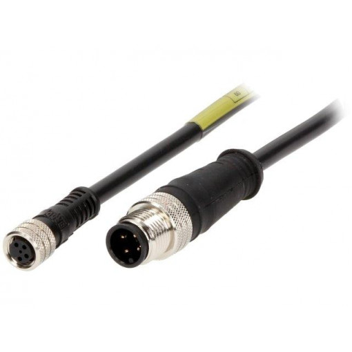 120087-8468; Cable: for sensors/automation; M12-M8; PIN: 4; 5m; Insulation: PVC; MOLEX 120087-8468; Cable: for sensors/automation; M12-M8; PIN: 4; 5m; Insulation: PVC; MOLEX