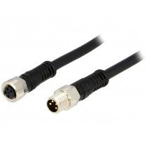120087-8710; Cable: for sensors/automation; M8-M8; male; female; PIN: 4; plug; MOLEX 120087-8710; Cable: for sensors/automation; M8-M8; male; female; PIN: 4; plug; MOLEX