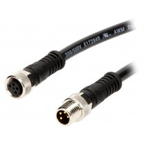 120087-8711; Cable: for sensors/automation; M8-M8; male; female; PIN: 4; plug; MOLEX 120087-8711; Cable: for sensors/automation; M8-M8; male; female; PIN: 4; plug; MOLEX
