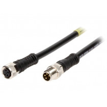 120087-8712; Cable: for sensors/automation; M8-M8; male; female; PIN: 4; plug; MOLEX 120087-8712; Cable: for sensors/automation; M8-M8; male; female; PIN: 4; plug; MOLEX