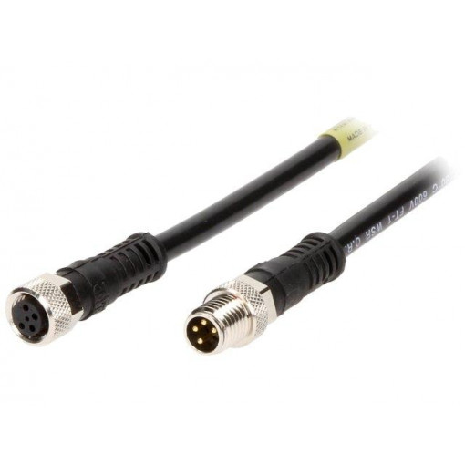 120087-8712; Cable: for sensors/automation; M8-M8; male; female; PIN: 4; plug; MOLEX 120087-8712; Cable: for sensors/automation; M8-M8; male; female; PIN: 4; plug; MOLEX