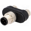 120089-0031; Adapter; M12 male,M8 female x2; A code-DeviceNet / CANopen; Y; MOLEX
