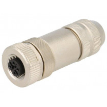120100-0001; Plug; M12; PIN: 5; female; B code-Profibus; for cable; IP67; 0.34mm2; MOLEX 120100-0001; Plug; M12; PIN: 5; female; B code-Profibus; for cable; IP67; 0.34mm2; MOLEX