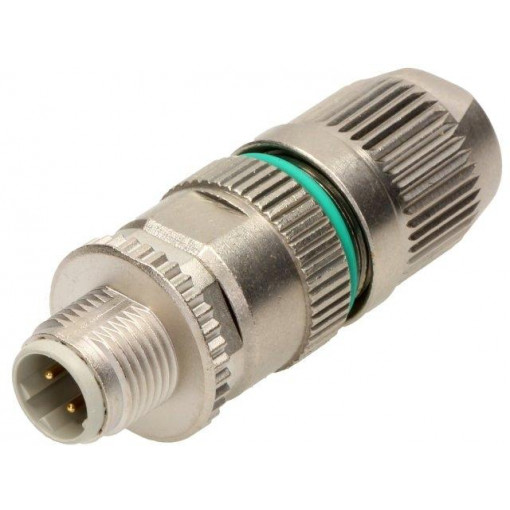 120100-0002; Plug; M12; PIN: 5; male; B code-Profibus; for cable; screw terminal; MOLEX