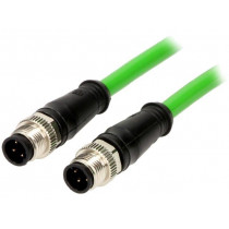 120108-8305; Cable: for sensors/automation; PIN: 4; M12-M12; D code-Ethernet; MOLEX