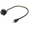 130055-0002; Adapter; 0.305m; RJ-Lnxx; PIN: 8; Cat: 10Base-T; Layout: 8p8c; IP67; MOLEX