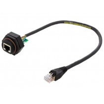 130055-0002; Adapter; 0.305m; RJ-Lnxx; PIN: 8; Cat: 10Base-T; Layout: 8p8c; IP67; MOLEX